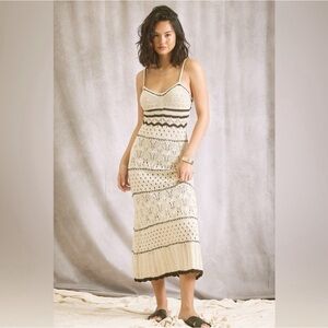 NWOT Crochet Maxi Dress - Size Small